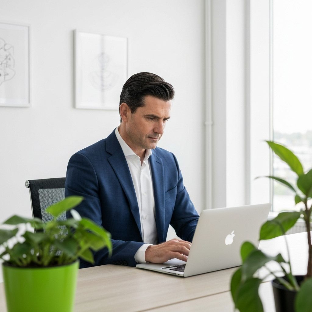 Professional working